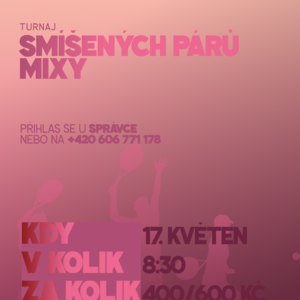 Klubový turnaj - MIXY Klubový turnaj - MIXY