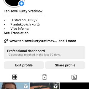 Instagramový účet SPUŠTĚN