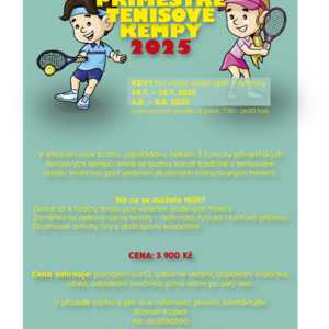 Tenisové KEMPY 2025 Tenisové KEMPY 2025